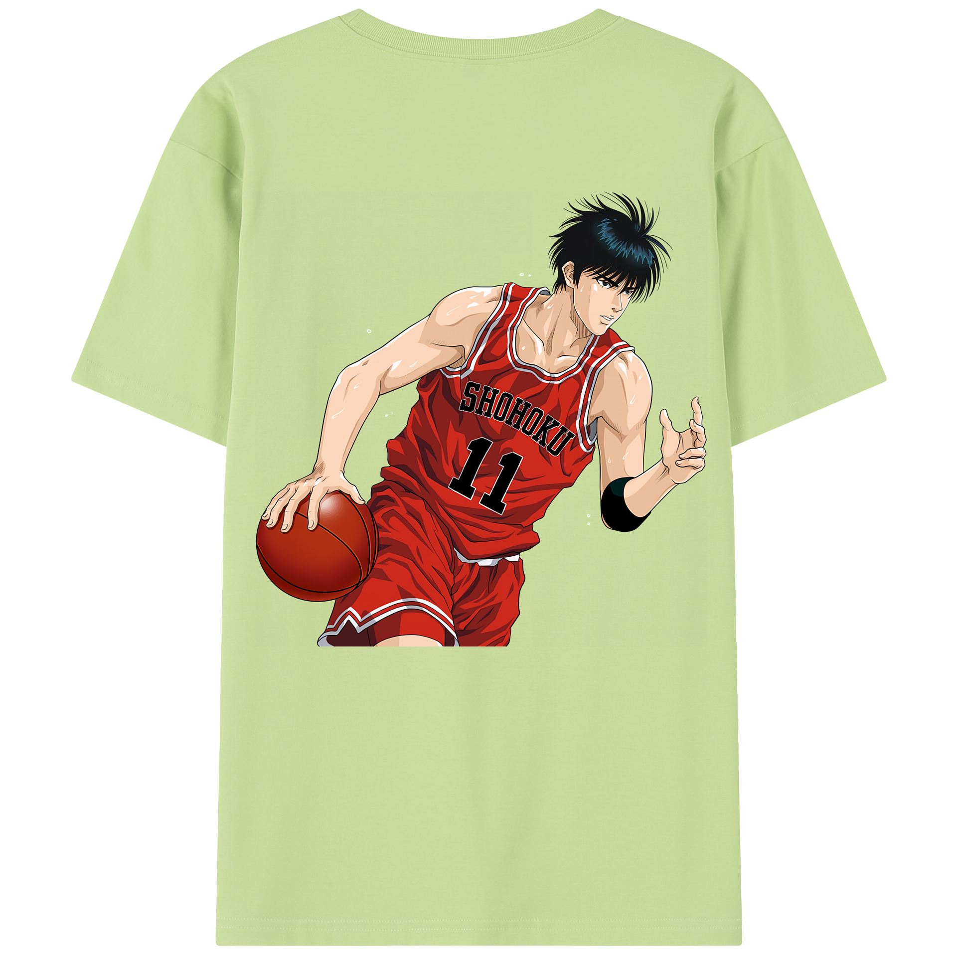 SLAM DUNK／スラムダンク 綿100％半袖Tシャツ（背面プリント）